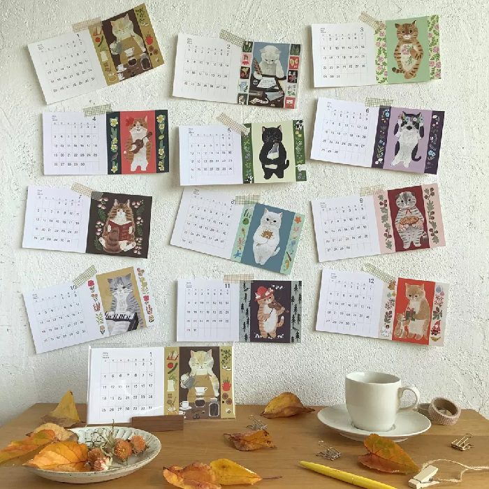 לוח שנה חתולים קטן