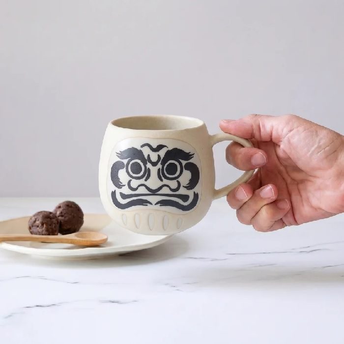 ספל | Ivory daruma