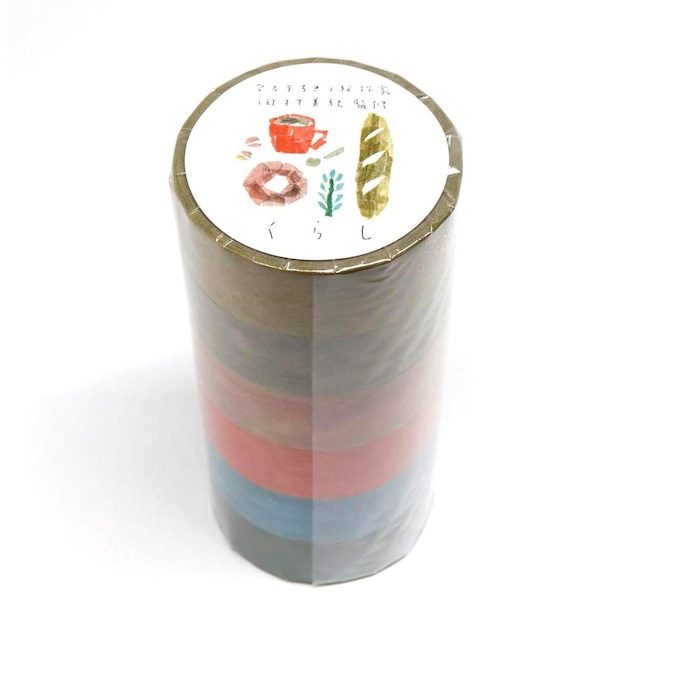 Tamura Art tape | 6 Color Set