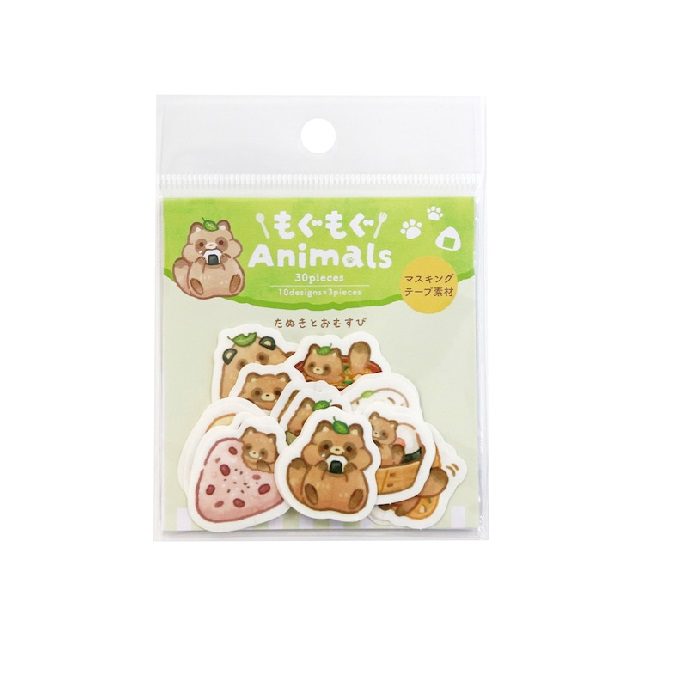 מדבקות קטנות | Tanuki and Onigiri